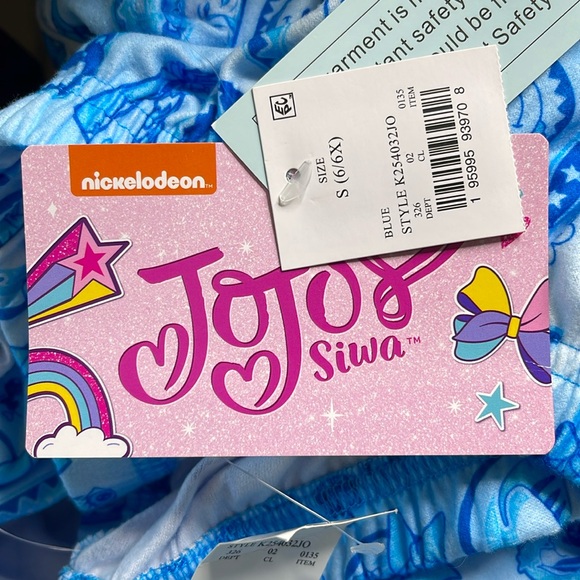 NWT Girl's JoJo Siwa 2-Piece Pajama set 6/6X - Picture 5 of 7